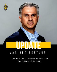 Luqman Tariq Nieuwe Voorzitter Cricket